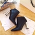 Celine ankle boots short silver heel